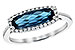 E226-68531: LDS RG 1.79 LONDON BLUE TOPAZ 1.90 TGW