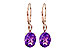 E226-72095: EARR 2.85 TW AMETHYST 2.90 TGW (9x7MM AMY)