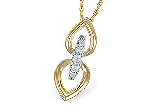 E309-38513: NECKLACE .22 TW