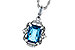 E309-39395: NECK 1.68 LONDON BLUE TOPAZ 1.73 TGW (8x6MM LBT)