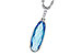 E309-39422: NECK 1.90 BLUE TOPAZ 1.93 TGW