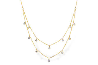 E310-28531: NECKLACE .22 TW (18 INCHES)