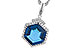 E310-31240: NECK 3.94 TW LONDON BLUE TOPAZ 4.12 TGW