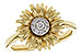 E310-31258: F310-30331 WITH YG & PETALS / WG SETTING .10 TW