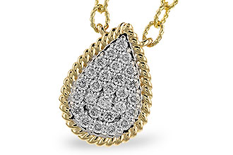 E310-34867: NECKLACE .32 TW (18")