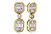 E311-18513: EARRINGS .38 BAG .45 TW