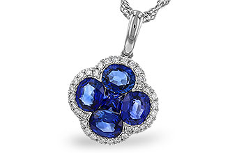 E311-19449: NECKLACE 1.72 SAPPHIRE 1.87 TGW