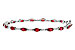 E311-20358: BRACELET 4.65 RUBY 4.97 TGW (7")