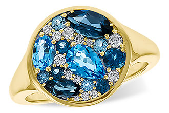 E311-22122: LDS RG 1.80 TW BLUE TOPAZ 1.96 TGW