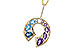 E311-22140: NECKLACE 1.77 SEMI-PREC (AMY & BT) 1.90 TGW
