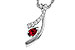 E311-23913: NECKLACE .21 RUBY .38 TGW (5x3 RUBY)