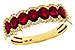 E311-25740: LDS WED RG 1.40 TW RUBY 1.57 TGW