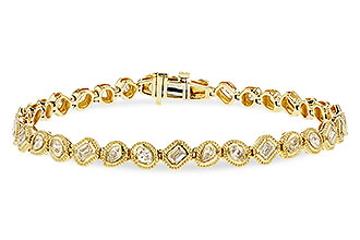 E311-25795: BRACELET 2.15 TW FANCY CUT DIAMONDS