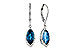 E311-25813: EARR 2.42 TW LONDON BLUE TOPAZ 2.50 TGW (9x5MM MQ)