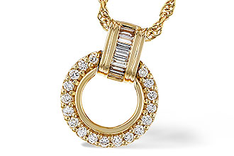 E311-26722: NECKLACE .12 BAG .33 TW