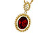 E312-09404: NECKLACE 2.10 GARNET 2.12 TGW (9x7MM GAR)