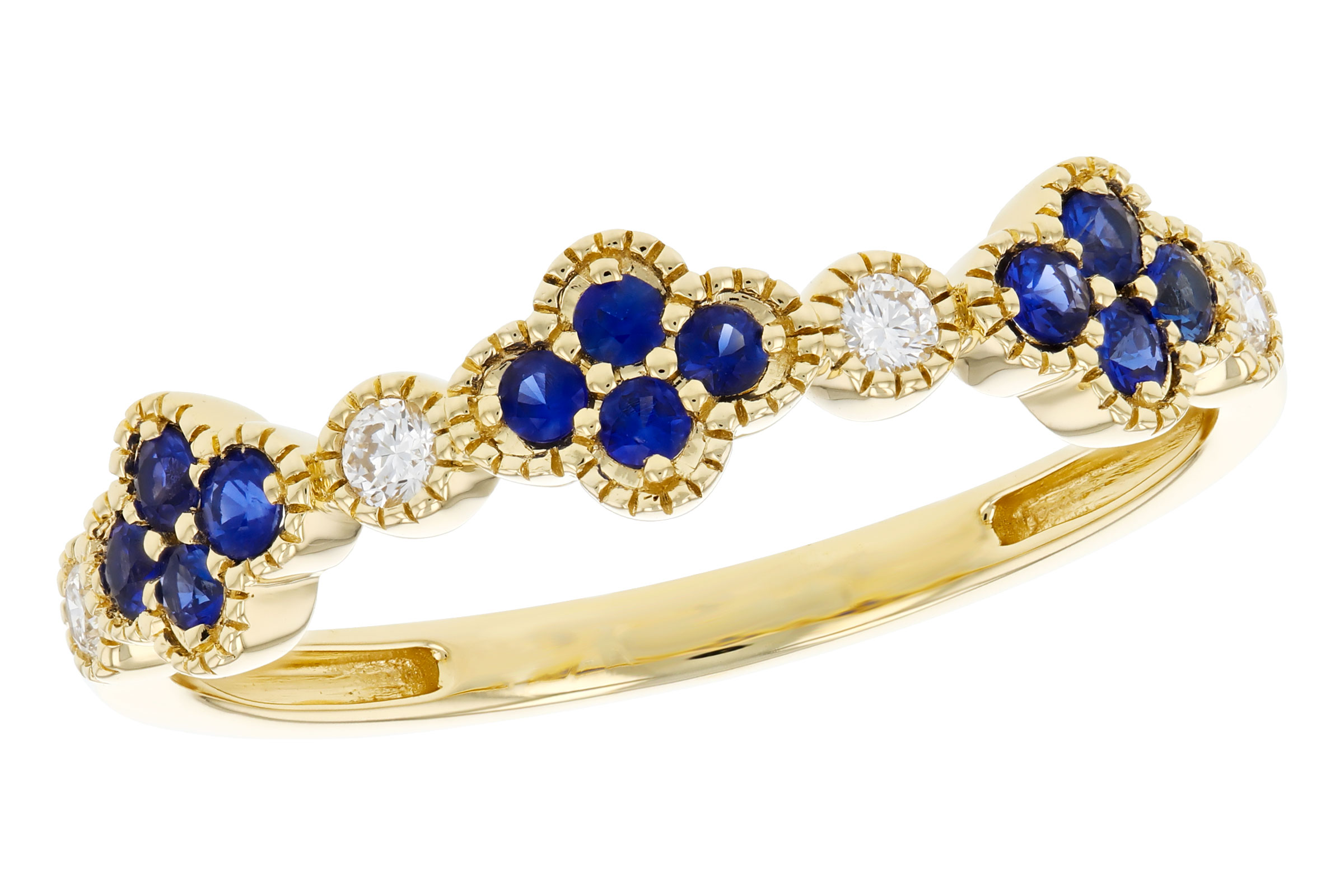 E312-12113: LDS WED RG .23 TW SAPPHIRE .31 TGW