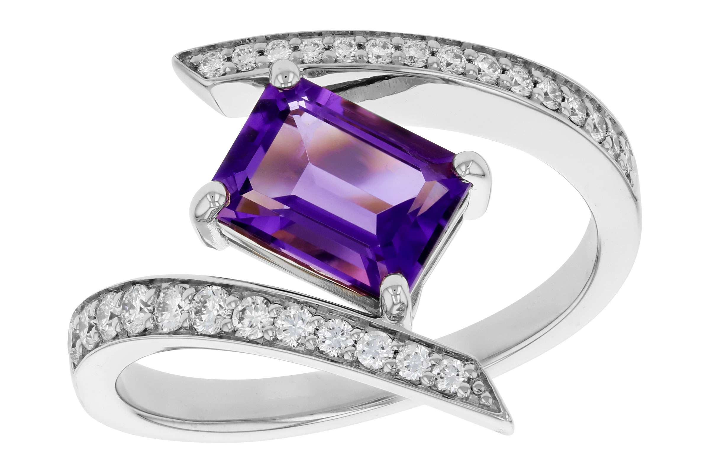 E312-12149: LDS RG 1.36 AMETHYST 1.63 TGW (8x6MM AMY)