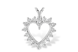 F043-03085: HEART PENDANT .45 TW