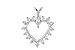 F043-03085: HEART PENDANT .45 TW