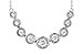 F226-70313: NECKLACE .50 TW
