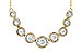 F226-70313: NECKLACE .50 TW