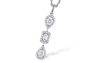 F309-44831: NECK .04 BAGUETTE .36 TW