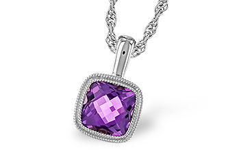F310-33913: NECKLACE .82 AMETHYST