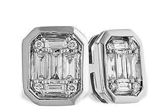 F310-33967: EARRINGS .24 BAG .28 TW