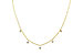 F310-34867: NECKLACE .19 TW (18")