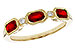 F311-20313: LDS WED RG .72 RUBY .77 TGW (4x3MM RUBY)