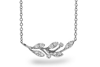 F311-21185: NECKLACE .32 TW (18")