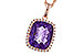 F311-21231: NECKLACE 4.57 AMETHYST 4.81 TGW (12x10MM CU)