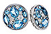 F311-22122: EARRINGS 1.02 TW BLUE TOPAZ 1.18 TGW