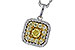 F311-22140: NECK .23 FANCY YELLOW DIAMONDS .65 TW