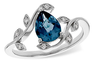 F311-22149: LDS RG 1.20 LONDON BLUE TOPAZ 1.26 TGW (8x6MM LBT)