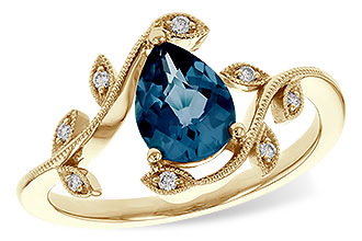F311-22149: LDS RG 1.20 LONDON BLUE TOPAZ 1.26 TGW (8x6MM LBT)