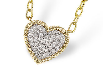 F311-23922: NECKLACE .32 TW (18")