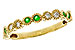 F311-24885: LDS WED RG .11 TW EMERALD .20 TGW