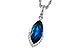 F311-25813: NECK 2.14 LONDON BLUE TOPAZ 2.20 TGW (12x6MM MQ)