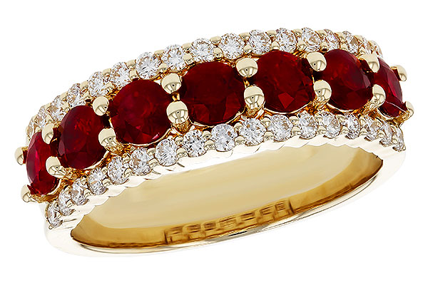 F312-09404: B224-84895 W/RUBY 1.26 TW RUBY 1.70 TGW