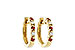 G037-57567: EARRINGS .17 RUBY .26 TGW