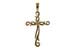 G043-03949: CROSS PENDANT .01 BR