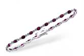 G220-35749: BRACELET 4.08 RUBY 4.55 TGW