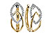 G225-80349: EARRINGS .25 TW
