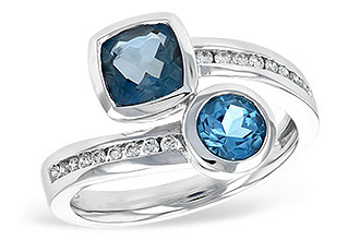 G225-81258: LDS RG 1.55 TW BLUE TOPAZ 1.70 TGW