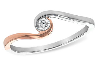 G226-69422: K225-77558 W/ ROSE GOLD TRIM .07 BR