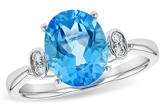 G226-71267: LDS RG 2.84 BLUE TOPAZ 2.90 TGW (10x8MM BT)