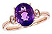 G226-72094: LDS RG 2.10 AMETHYST 2.16 TGW (10x8MM AMY)
