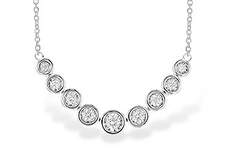 G309-39422: NECKLACE .75 TW